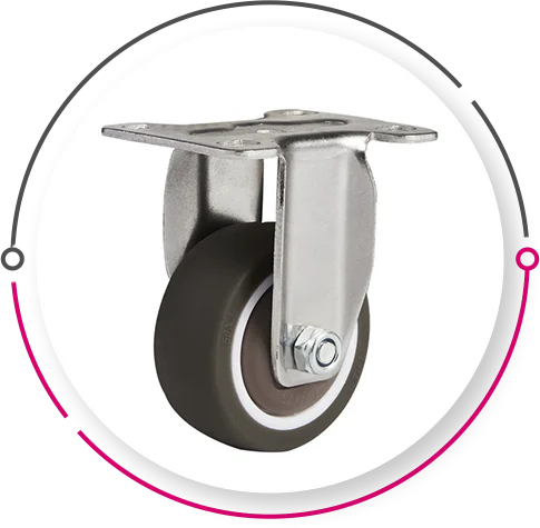 Thermoplastic Rubber (TPR) Castor Wheels